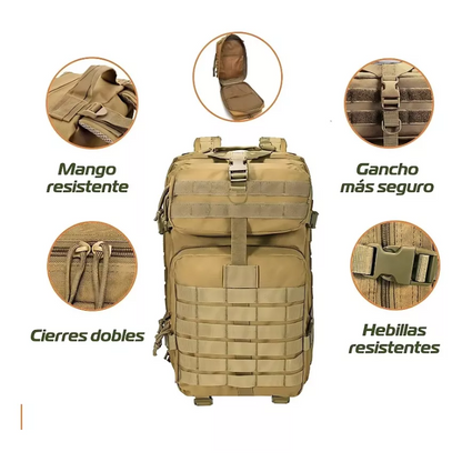 Mochila Tactica Militar 45l Impermeable